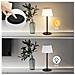 Lampada Da Tavolo A Led, Dimmerabile Al Tocco, Moderna, Con Batteria Da 3600 Mah, Per Soggiorno - Foto miniatura 3