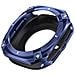 Custodia Protettiva In Metallo Cyber Compatibile Con Samsung Galaxy Watch7 Ultra - Design Intagliato E Resistente In Zinco E Pc Blue - Foto miniatura 1