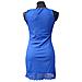 Abito Al Ginocchio Comodo Blu Taglia 38 - Foto miniatura 3