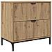 Comodino rovere artigianale 63.5 x 36 x 61 cm Legno multistrato - Foto miniatura 1