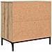 Comodino rovere artigianale 63.5 x 36 x 61 cm Legno multistrato - Foto miniatura 8