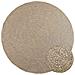 Tappeto ZIZUR Beige Ø 200cm Aspetto Iuta per Interni ed Esterni - Foto miniatura 1
