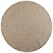 Tappeto ZIZUR Beige Ø 200cm Aspetto Iuta per Interni ed Esterni - Foto miniatura 2