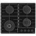 GTW642SYB Nero Da incasso 60 cm Gas 4 Fornello (i) - Foto miniatura 1