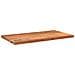 Piano Tavolo 120x70x2,5 cm Rettangolare Legno Massello Acacia - Foto miniatura 2