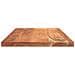 Piano Tavolo 120x70x2,5 cm Rettangolare Legno Massello Acacia - Foto miniatura 4