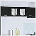 Armadio pensile Riga 2 pcs Rovere Nero 40 x 31 x 40 cm - Foto miniatura 2