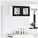 Armadio pensile Riga 2 pcs Rovere Nero 40 x 31 x 40 cm - Foto miniatura 4
