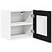 Armadio pensile Riga 2 pcs Rovere Nero 40 x 31 x 40 cm - Foto miniatura 6