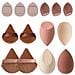 Set Di 14 Spugnette Per Trucco - Spugne Versatili Per Un'applicazione Impeccabile Brown - Foto miniatura 2
