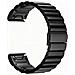 Cinturino In Titanio A Sgancio Rapido Da 26 Mm Con Fibbia Piatta A Grana Larga Compatibile Con Garmin Fenix 8 Black - Foto miniatura 3