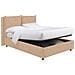 Diamante - Letto Piazza E Mezza Sfoderabile, Beige - Foto miniatura 3