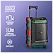 Wild Bash: Altoparlante Premium Portatile Da 300w Compatibile Con Tecnologia Bluetooth /usb /aux. Batteria Ricaricabile. Ipx6. Luci Led Rgb. Trolley - Foto miniatura 1