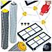 Set Di Accessori Di Ricambio Per Irobot Roomba 800 900 - 2 Filtri Hepa, 3 Spazzole 3-bracci, 2 Rulli Gomma, Compatibile Con Serie 800 E 900 - Foto miniatura 1