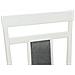 Sedia da pranzo 2 pcs Bianco e Grigio Legno di gomma solido - Foto miniatura 9