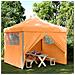 Tenda Party Arancione 292 x 292 x 315 cm Tessuto Oxford - Foto miniatura 2
