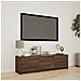 Mobile TV con LED con LED Quercia marrone 140 x 34 x 40 cm - Foto miniatura 2
