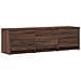 Mobile TV con LED con LED Quercia marrone 140 x 34 x 40 cm - Foto miniatura 5