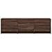 Mobile TV con LED con LED Quercia marrone 140 x 34 x 40 cm - Foto miniatura 6