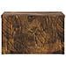 Tavolino da Parete Laterale 2 pcs Rovere Fumo 34,5 x 33 x 20 cm - Foto miniatura 4
