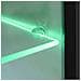 Set Parete Attrezzata Porta TV con Luci LED 5 pz Nero Lucido - Foto miniatura 2
