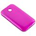 Custodia Compatibile Con Motorola Moto E In Rosa - Coperchio Protettivo In Silicone Tpu Flessibile Con Design Spazzolato - Foto miniatura 5