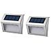 Pack De 2 Spots Solaires Mural Extrieur Tanches - 3 Leds - Foto miniatura 4