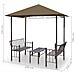 Padiglione Giardino Tavolo E Panche 2,5x1,5x2,4m Talpa 180 G / m? - Foto miniatura 5