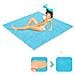 Coperta Da Spiaggia /picnic - 200x200 Cm - Blu - Foto miniatura 1