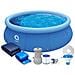 Piscina Gonfiabile 244 X 63 Cm Con Pompa - Set Completo - Foto miniatura 1