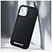 Cover Iphone 12 E 12 Pro In Pelle Di Salmone Premium Antiurto 2m Antracite - Foto miniatura 3