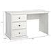 Scrivania Françoise, Scrittoio Multiuso, Tavolo Per Ufficio Porta Pc, Piano Di Lavoro, 130x62 H74 Cm, Bianco - Foto miniatura 18