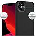 Custodia Compatibile Con Apple Iphone 12 / Iphone 12 Pro (6,1"" Zoll) In Candy Nero - Coperchio Protettivo In Silicone Tpu Flessibile - Foto miniatura 4