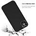 Custodia Compatibile Con Apple Iphone 12 / Iphone 12 Pro (6,1"" Zoll) In Candy Nero - Coperchio Protettivo In Silicone Tpu Flessibile - Foto miniatura 6