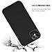 Custodia Compatibile Con Apple Iphone 12 / Iphone 12 Pro (6,1"" Zoll) In Candy Nero - Coperchio Protettivo In Silicone Tpu Flessibile - Foto miniatura 7