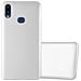 Custodia Compatibile Con Samsung Galaxy A10s In Argento Metallico - Coperchio Protettivo In Silicone Tpu Flessibile - Foto miniatura 1