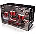 Set Di Pentole Bh-7180 22 Pz. Borgogna - Foto miniatura 4