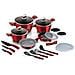 Set Di Pentole Bh-7180 22 Pz. Borgogna - Foto miniatura 7
