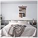 Testiera Letto Con Comodini In Legno Multistrato Grigio Sonoma - Foto miniatura 1