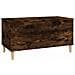Tavolino Da Salotto Rovere Fumo 90x44,5x45 Cm Legno Multistrato - Foto miniatura 3