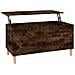 Tavolino Da Salotto Rovere Fumo 90x44,5x45 Cm Legno Multistrato - Foto miniatura 1
