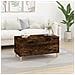 Tavolino Da Salotto Rovere Fumo 90x44,5x45 Cm Legno Multistrato - Foto miniatura 4