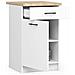 Mobile cucina modulare con piano di lavoro OLIWIA, 1 anta e 1 cassetto, 40x46x85 cm, Colore Bianco - Foto miniatura 2