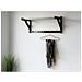Appendiabiti Da Parete Padova - Nero - Metallo - 78x32x34 Cm - Foto miniatura 7