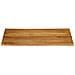 Piano Tavolo 100x80x2,5 Cm Bordi Vivi In Legno Massello Mango - Foto miniatura 3