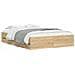 Giroletto Cassetti Rovere Sonoma 135x190 Cm Legno Multistrato - Foto miniatura 2