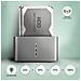 AXG ADSA-DC - Docking- und Kopierstation 2x 2.5'' / 3.5'' SATA USB 3.0 - Digital /Daten USB 3.2 Gen 1 (3.1 Gen 1) Type-A Grigio - Foto miniatura 3