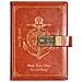 Diario Spesso B6 Con Lucchetto, Design Vintage Con Timone Di Nave Brown - Foto miniatura 1