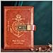 Diario Spesso B6 Con Lucchetto, Design Vintage Con Timone Di Nave Brown - Foto miniatura 4