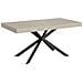 Tavolo allungabile 90x180/440 cm Plaker cashmere gambe antracite - Foto miniatura 1